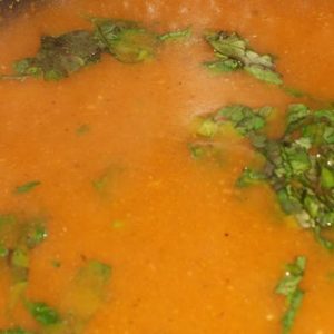 Pirão de galinha caipira tudo gostoso