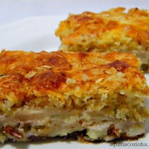 torta de banana com aveia prática demais