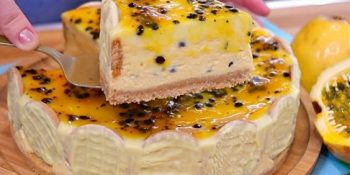 Mamãe vai amar! Torta de maracujá dia das mães