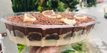 Melhor sobremesa: ouro branco de travessa bem recheada