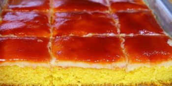 Receita de bolo de fubá Romeu e Julieta bem a cara do São João