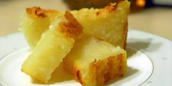 O bolo de macaxeira da vovó é a coisa mais maravilhosa