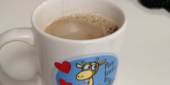 Opção para amar: café com leite de soja
