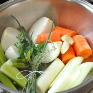 caldo de legumes para risoto é a receita