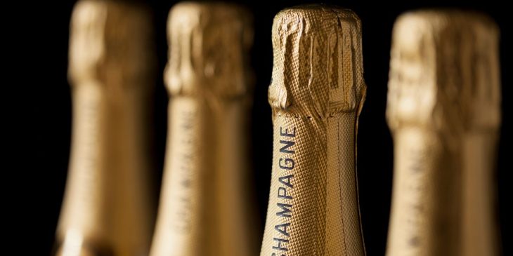 champagnes para jantar romântico