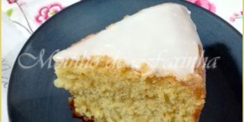 Como preparar uma cobertura simples para bolo de fubá