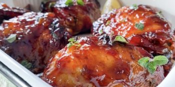 Receita de frango barbecue no forno que merece um prêmio