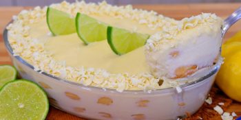 Faça pavê de limão de liquidificador que é fácil demais