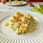 risoto de camarão com alho poró é a melhor receita