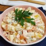 salada de mandioquinha com maionese receita de churrrasco