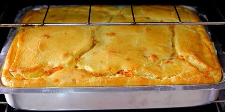 torta caipira de liquidificador é a receita de hoje