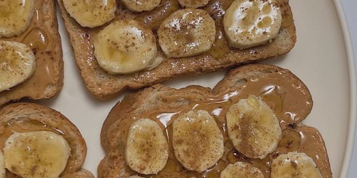 Banana toast receita