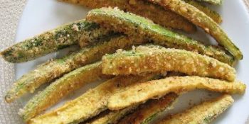 Abobrinha empanada sem trigo: saudável na mediada e sabor certo
