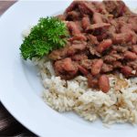 almoço feijão com arroz