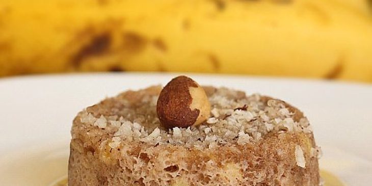 bolinho de banana no micro-ondas tudo gostoso