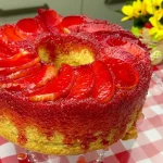 bolo maçã do amor receita fofinha