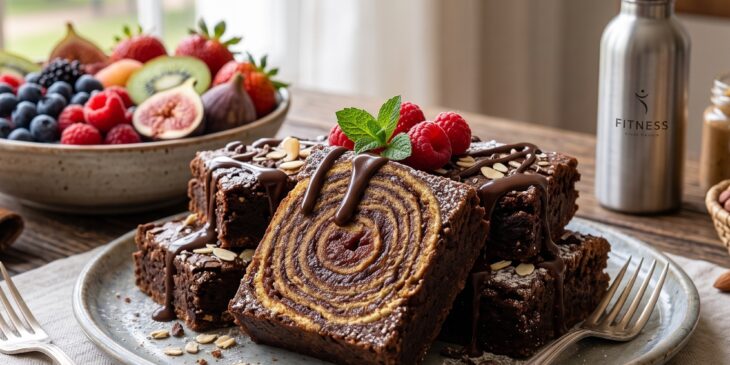 Brownie com farinha de aveia saudável