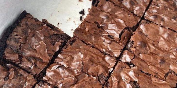 Brownie sem manteiga com farinha de aveia