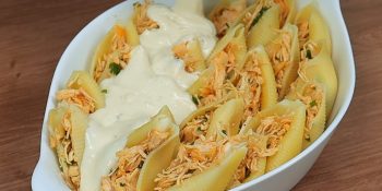 Receita de conchiglione recheado com frango: sem complicação