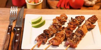 Espetinho de Frango na Airfryer