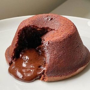 Petit gateau com óleo de coco fácil simples receita