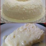 Pudim de tapioca com coco tudo gostoso