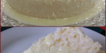 Pudim de tapioca com coco