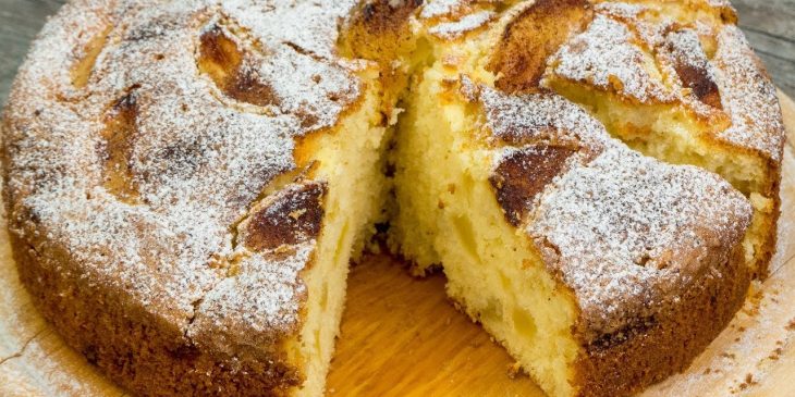 receitas de bolo de maçã com aveia