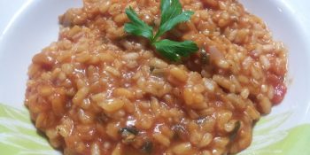 Risoto de calabresa