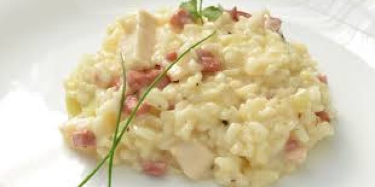 Risoto de calabresa e alho poró receita cremosa