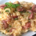 Risoto de calabresa e queijo coalho receita