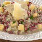 Risoto de queijo coalho receita