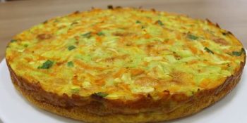 Torta de legumes vegana