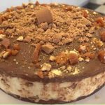 torta de paçoca com doce de leite tudo gostoso