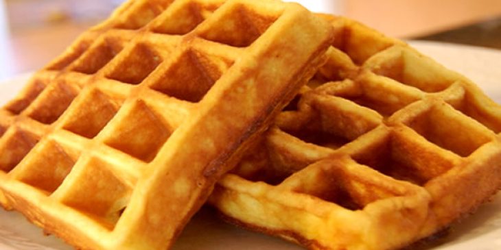 Waffle low carb receita