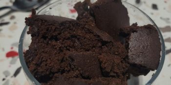Brownie com farinha de aveia