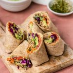 Wrap vegano receita