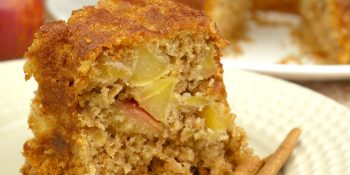Bolinho de maçã com aveia