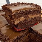 Bolo molhadinho sem óleo com muito chocolate