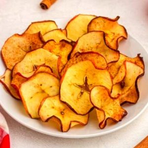 Chips de maçã na air fryer da Rita Lobo