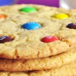 Cookies de M&M's receita
