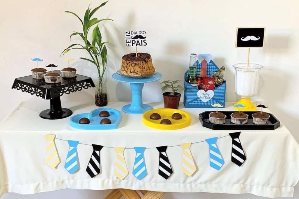 decorar mesa do dia dos pais