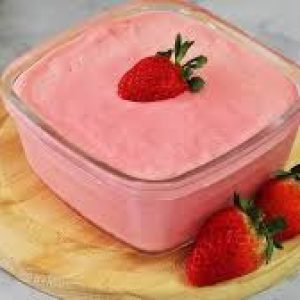 Mousse de morango saudável receita