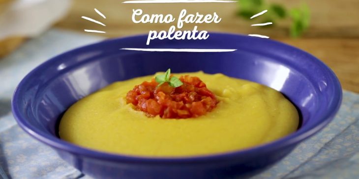 Polenta de flocão tudo gostoso