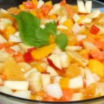 Salada de fruta de preguiçoso receita