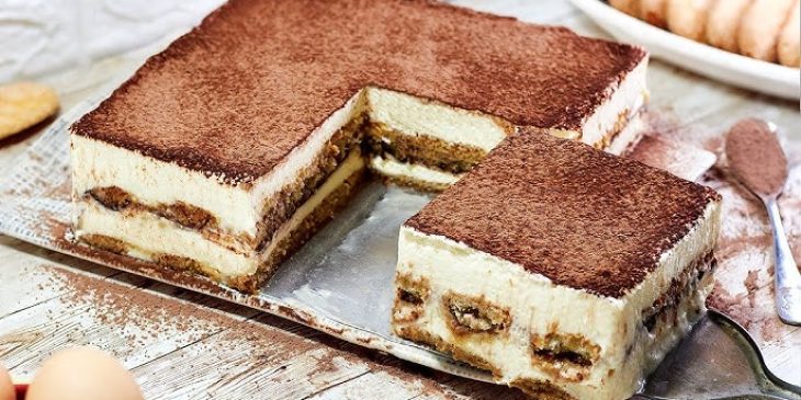 Tiramisú com cream cheese tudo gostoso