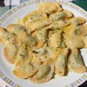 Mezzaluna de espinafre do Masterchef receita