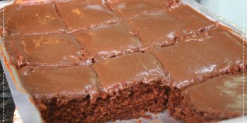 Bolo de chocolate de preguiçoso