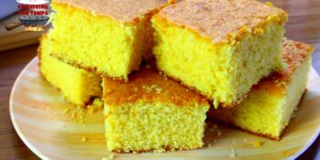 Bolo de fubá molhadinho