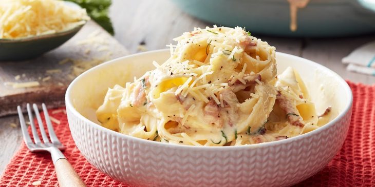 Fettuccine à carbonara @mycook